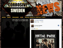 Tablet Screenshot of corrosivesweden.se